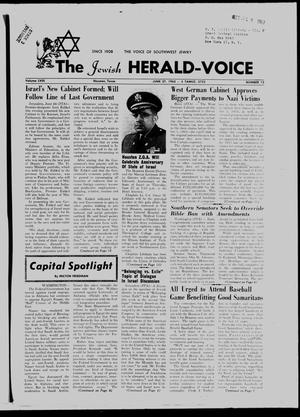 The Jewish Herald-Voice (Houston, Tex.), Vol. 58, No. 13, Ed. 1 Thursday, June 27, 1963