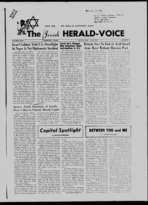 Primary view of object titled 'The Jewish Herald-Voice (Houston, Tex.), Vol. 58, No. 17, Ed. 1 Thursday, July 25, 1963'.