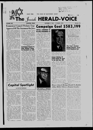 The Jewish Herald-Voice (Houston, Tex.), Vol. 58, No. 36, Ed. 1 Thursday, December 5, 1963