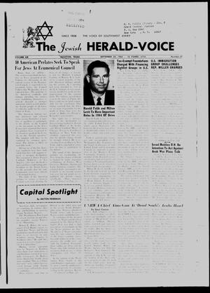 The Jewish Herald-Voice (Houston, Tex.), Vol. 59, No. 27, Ed. 1 Thursday, September 24, 1964