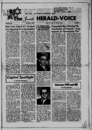 The Jewish Herald-Voice (Houston, Tex.), Vol. 63, No. 11, Ed. 1 Thursday, June 13, 1968