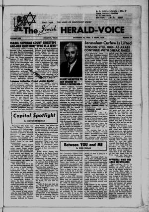 The Jewish Herald-Voice (Houston, Tex.), Vol. 63, No. 35, Ed. 1 Thursday, November 28, 1968