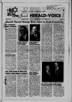 The Jewish Herald-Voice (Houston, Tex.), Vol. 63, No. 44, Ed. 1 Thursday, January 30, 1969
