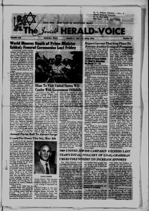 The Jewish Herald-Voice (Houston, Tex.), Vol. 63, No. 49, Ed. 1 Thursday, March 6, 1969