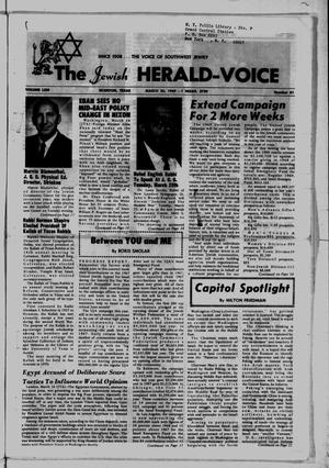 The Jewish Herald-Voice (Houston, Tex.), Vol. 63, No. 51, Ed. 1 Thursday, March 20, 1969