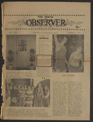 Primary view of object titled 'Erath Observer (Stephenville, Tex.), Vol. 1, No. 6, Ed. 1 Thursday, December 12, 1974'.