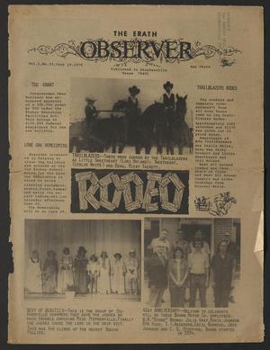 Primary view of object titled 'The Erath Observer (Stephenville, Tex.), Vol. 1, No. 33, Ed. 1 Thursday, June 19, 1975'.