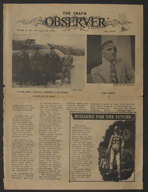 Primary view of object titled 'The Erath Observer (Stephenville, Tex.), Vol. 1, No. 38, Ed. 1 Thursday, July 24, 1975'.