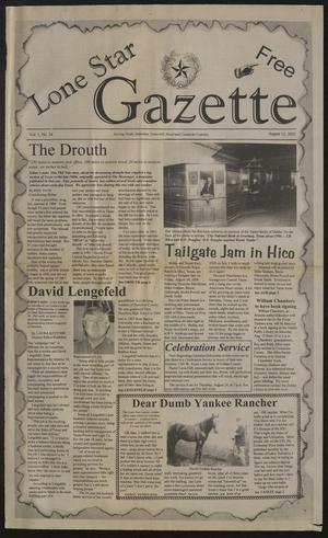 Lone Star Gazette (Dublin, Tex.), Vol. 1, No. 24, Ed. 1 Saturday, August 12, 2000