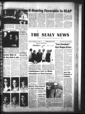 Primary view of object titled 'The Sealy News (Sealy, Tex.), Vol. 87, No. 1, Ed. 1 Thursday, March 20, 1975'.