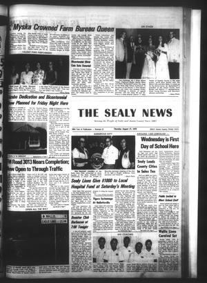 Primary view of object titled 'The Sealy News (Sealy, Tex.), Vol. 88, No. 22, Ed. 1 Thursday, August 21, 1975'.