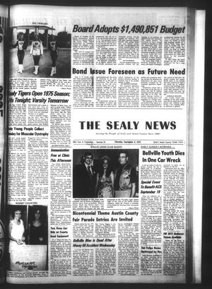 Primary view of object titled 'The Sealy News (Sealy, Tex.), Vol. 88, No. 24, Ed. 1 Thursday, September 4, 1975'.