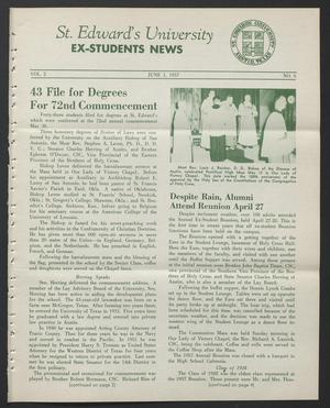 Primary view of object titled 'St. Edward's University Ex-Students News (Austin, Tex.), Vol. 2, No. 6, Ed. 1 Saturday, June 1, 1957'.