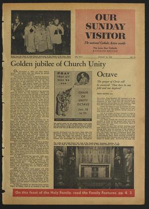 Primary view of object titled 'The Lone Star Catholic (Austin, Tex.), Vol. 46, No. 37, Ed. 1 Sunday, January 12, 1958'.