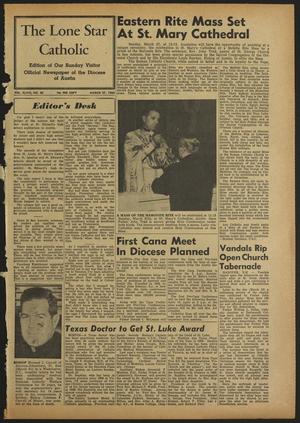 The Lone Star Catholic (Austin, Tex.), Vol. 48, No. 48, Ed. 1 Sunday, March 27, 1960