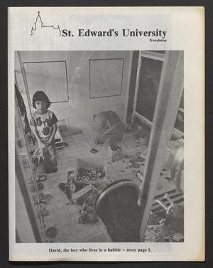 Primary view of object titled 'St. Edward's University Newsletter (Austin, Tex.), Vol. 21, No. 1, Ed. 1 Friday, April 1, 1977'.