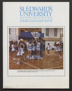 Primary view of object titled 'St. Edward's University Alumni News (Austin, Tex.), Vol. 29, No. 1, Ed. 1 Tuesday, April 1, 1986'.