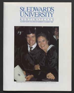 Primary view of object titled 'St. Edward's University Alumni News (Austin, Tex.), Vol. 29, No. 2, Ed. 1 Sunday, June 1, 1986'.