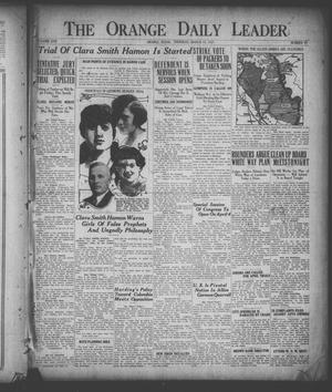 The Orange Daily Leader (Orange, Tex.), Vol. 17, No. 59, Ed. 1 Thursday, March 10, 1921