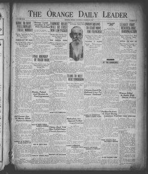 The Orange Daily Leader (Orange, Tex.), Vol. 17, No. 67, Ed. 1 Saturday, March 19, 1921