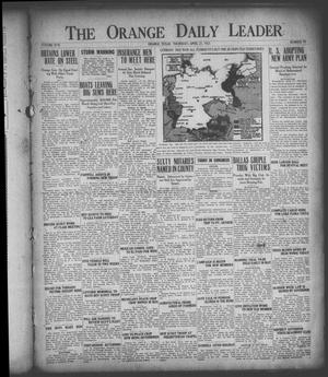 The Orange Daily Leader (Orange, Tex.), Vol. 17, No. 95, Ed. 1 Thursday, April 21, 1921