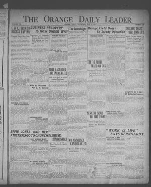 The Orange Daily Leader (Orange, Tex.), Vol. 8, No. 130, Ed. 1 Wednesday, May 31, 1922