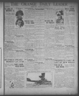 The Orange Daily Leader (Orange, Tex.), Vol. 8, No. 198, Ed. 1 Thursday, August 17, 1922