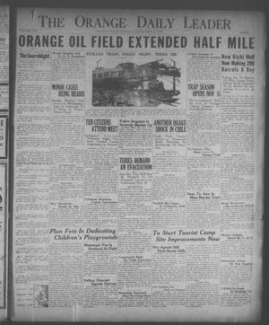 The Orange Daily Leader (Orange, Tex.), Vol. 8, No. [272], Ed. 1 Tuesday, November 14, 1922