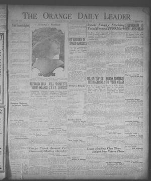 The Orange Daily Leader (Orange, Tex.), Vol. 8, No. 296, Ed. 1 Wednesday, December 13, 1922
