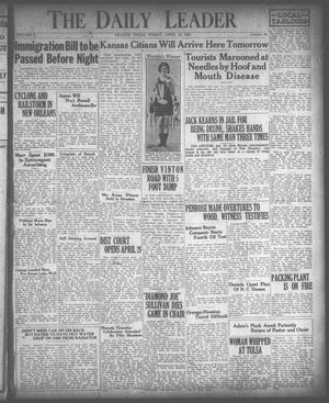 Primary view of object titled 'The Daily Leader (Orange, Tex.), Vol. 10, No. 93, Ed. 1 Friday, April 18, 1924'.