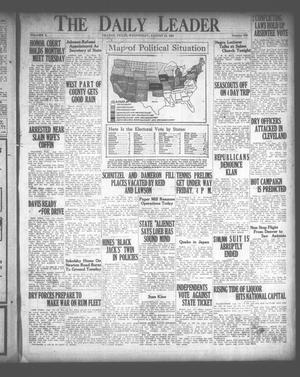 The Daily Leader (Orange, Tex.), Vol. 10, No. 192, Ed. 1 Wednesday, August 13, 1924