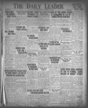 Primary view of object titled 'The Daily Leader (Orange, Tex.), Vol. 10, No. 234, Ed. 1 Thursday, October 2, 1924'.