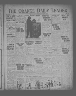 Primary view of The Orange Daily Leader (Orange, Tex.), Vol. 11, No. 216, Ed. 1 Tuesday, March 9, 1926