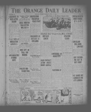 Primary view of object titled 'The Orange Daily Leader (Orange, Tex.), Vol. 11, No. 259, Ed. 1 Tuesday, April 27, 1926'.