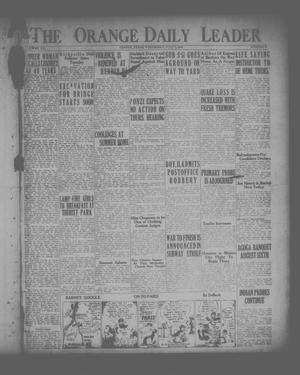 Primary view of object titled 'The Orange Daily Leader (Orange, Tex.), Vol. 12, No. 8, Ed. 1 Wednesday, July 7, 1926'.