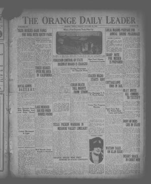 Primary view of object titled 'The Orange Daily Leader (Orange, Tex.), Vol. 12, No. 98, Ed. 1 Friday, October 22, 1926'.