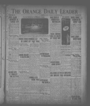 Primary view of object titled 'The Orange Daily Leader (Orange, Tex.), Vol. 12, No. 107, Ed. 1 Tuesday, November 2, 1926'.