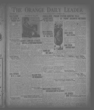 The Orange Daily Leader (Orange, Tex.), Vol. 12, No. 113, Ed. 1 Tuesday, November 9, 1926