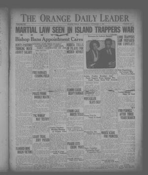 Primary view of object titled 'The Orange Daily Leader (Orange, Tex.), Vol. 12, No. 119, Ed. 1 Wednesday, November 17, 1926'.