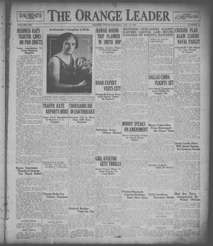 The Orange Leader (Orange, Tex.), Vol. 14, No. 2, Ed. 1 Wednesday, July 13, 1927