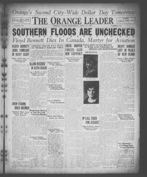 Primary view of object titled 'The Orange Leader (Orange, Tex.), Vol. 14, No. 255, Ed. 1 Wednesday, April 25, 1928'.