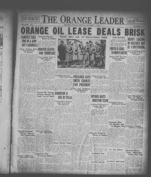 The Orange Leader (Orange, Tex.), Vol. 15, No. 81, Ed. 1 Friday, October 5, 1928