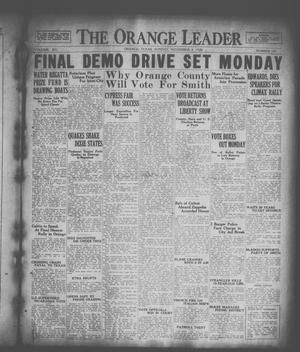 Primary view of object titled 'The Orange Leader (Orange, Tex.), Vol. 15, No. 105, Ed. 1 Sunday, November 4, 1928'.