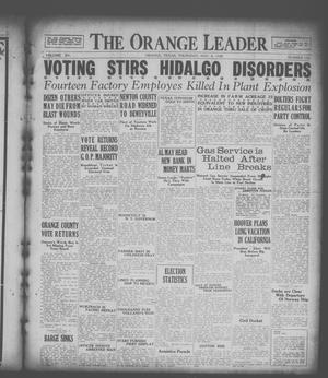 The Orange Leader (Orange, Tex.), Vol. 15, No. 109, Ed. 1 Thursday, November 8, 1928