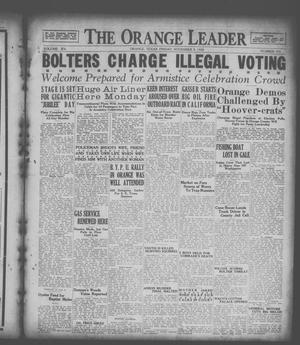 The Orange Leader (Orange, Tex.), Vol. 15, No. 110, Ed. 1 Friday, November 9, 1928