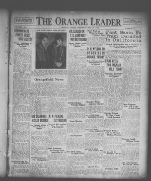 The Orange Leader (Orange, Tex.), Vol. 15, No. 147, Ed. 1 Thursday, December 27, 1928