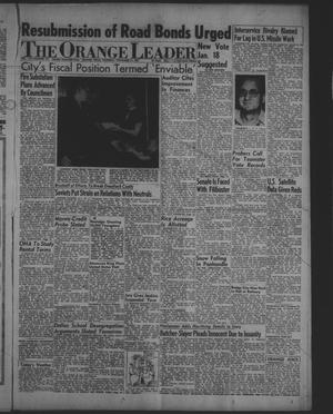 Primary view of object titled 'The Orange Leader (Orange, Tex.), Vol. 54, No. 271, Ed. 1 Thursday, November 21, 1957'.