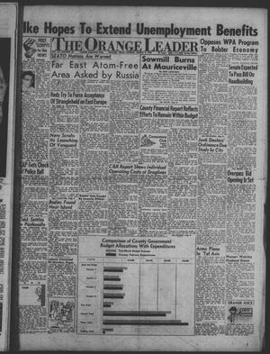 Primary view of object titled 'The Orange Leader (Orange, Tex.), Vol. 55, No. 48, Ed. 1 Sunday, March 9, 1958'.