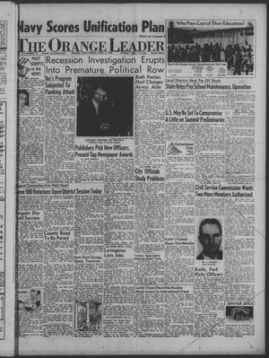 The Orange Leader (Orange, Tex.), Vol. 55, No. 78, Ed. 1 Sunday, April 13, 1958