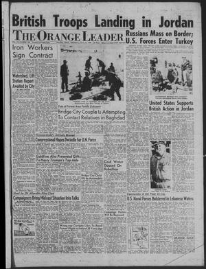 The Orange Leader (Orange, Tex.), Vol. 55, No. 160, Ed. 1 Thursday, July 17, 1958